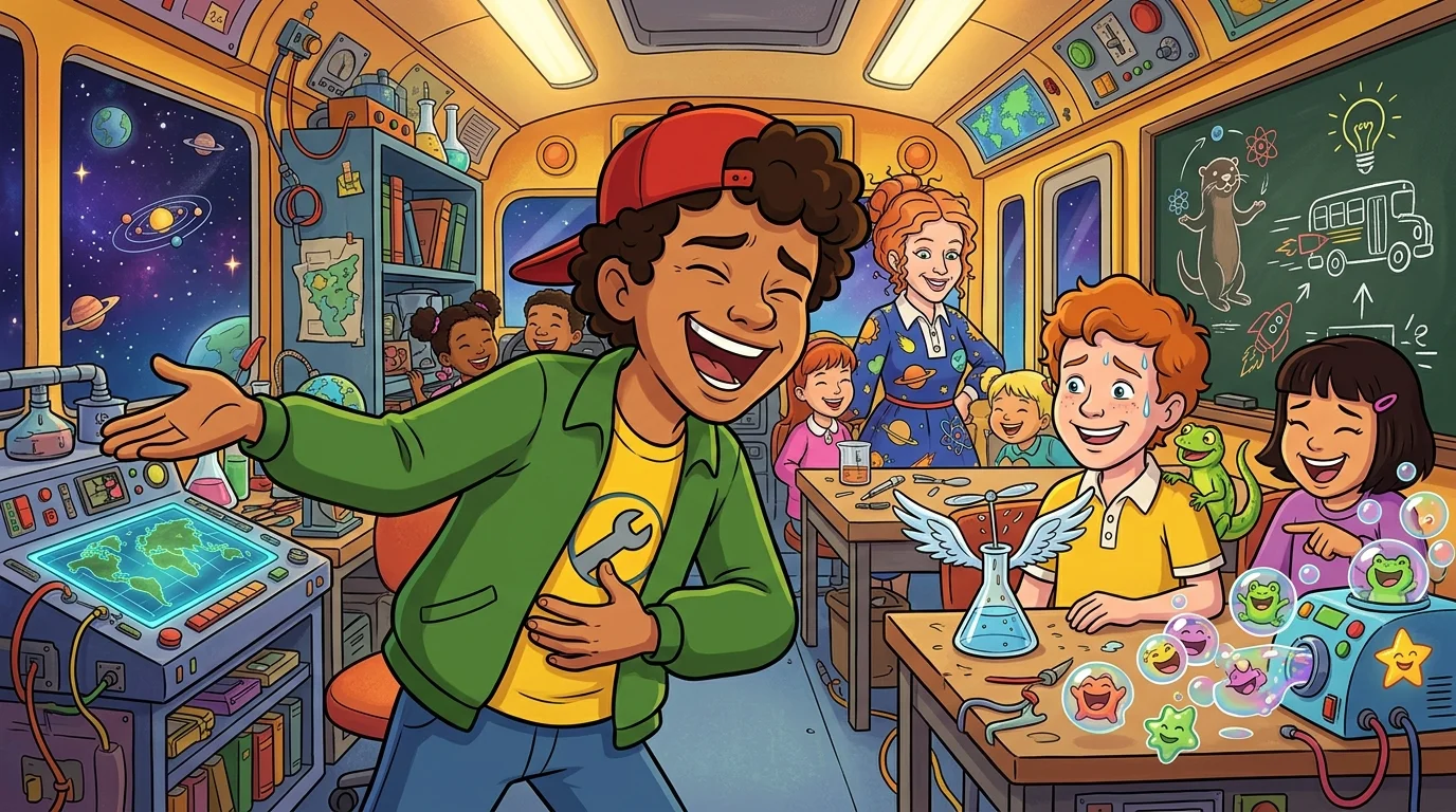 Carlos and Magic School Bus Jokes