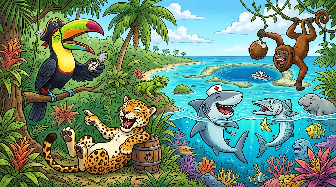 Tropical Belize Puns
