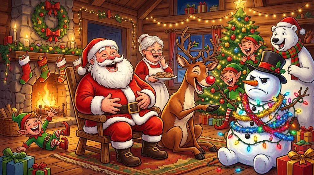 cartoon christmas jokes