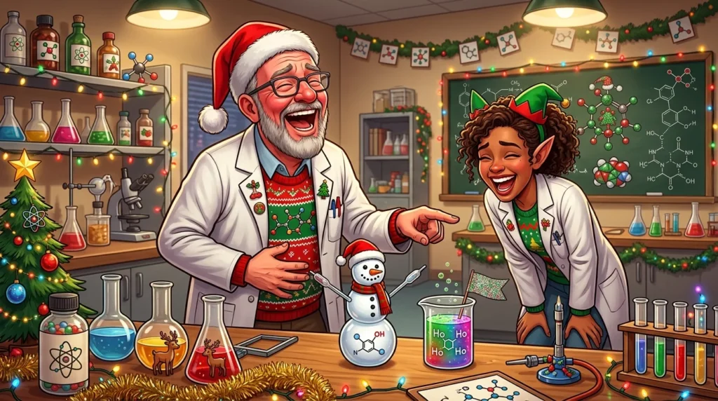 chemistry christmas jokes